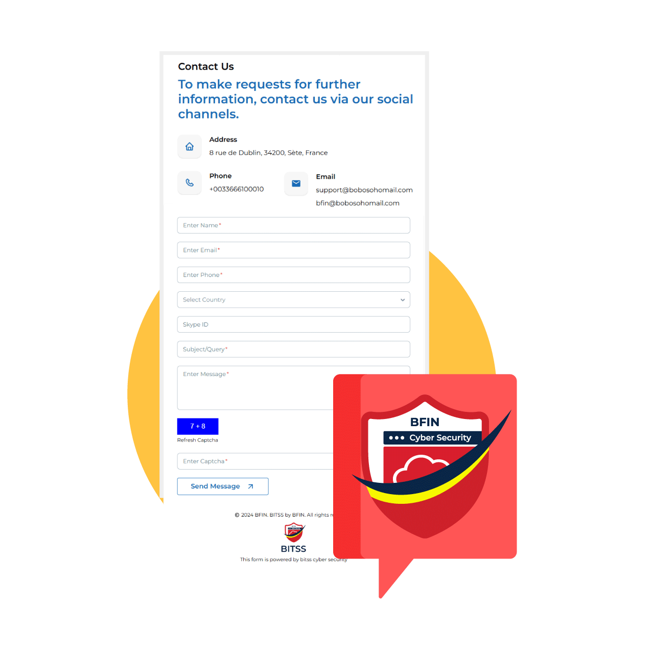 Bitss C Contact Form